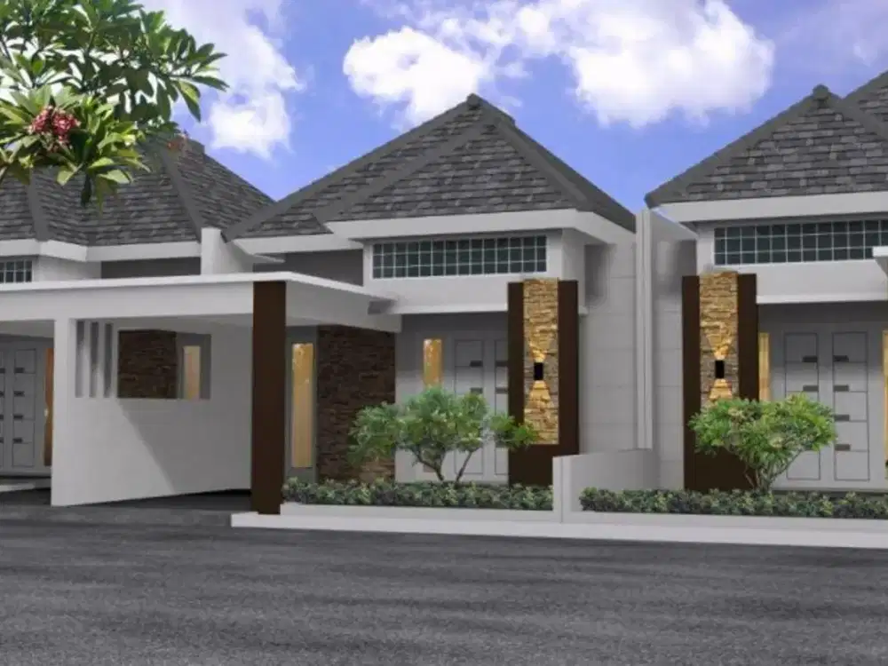 dijual rumah second semi furnish ! siap huni