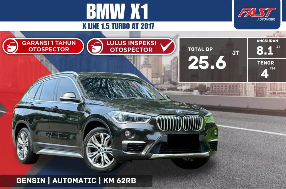BMW X1 X LINE 2017 1.5 AT TURBO PANORAMIC LOW KM.62RB PJK PJG#F7ST