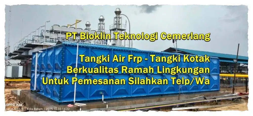 Tangki Air Fiberglass - Roof tank Frp  - Tandon Frp - Tangki Air Kotak