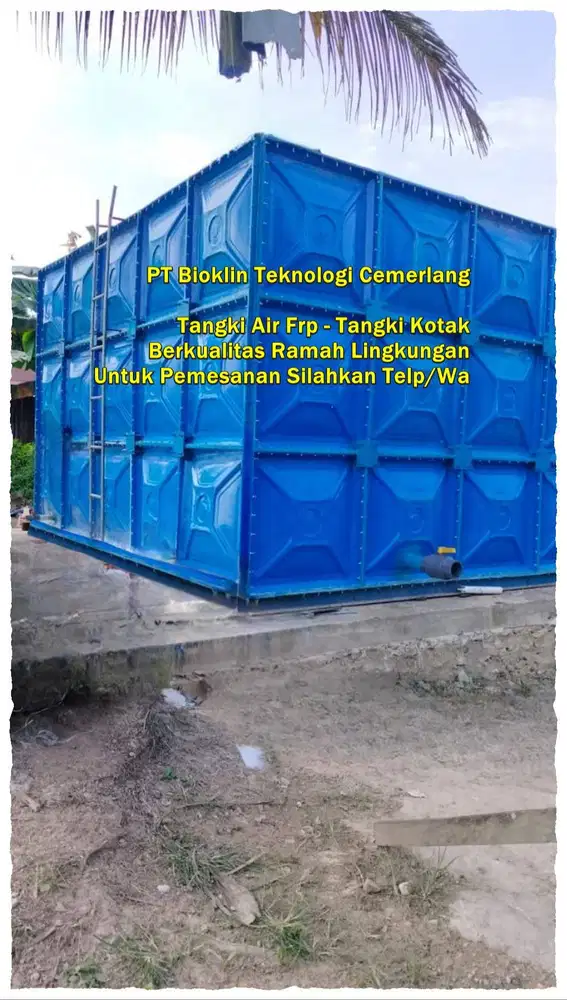 Tangki Air Kotak - Tangki Air Fiberglass - Ground tank - Tandon Frp