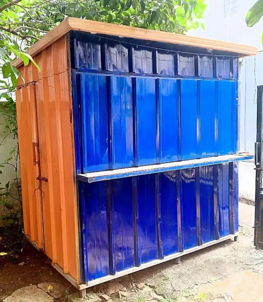 Dijual cepat booth container segala usaha