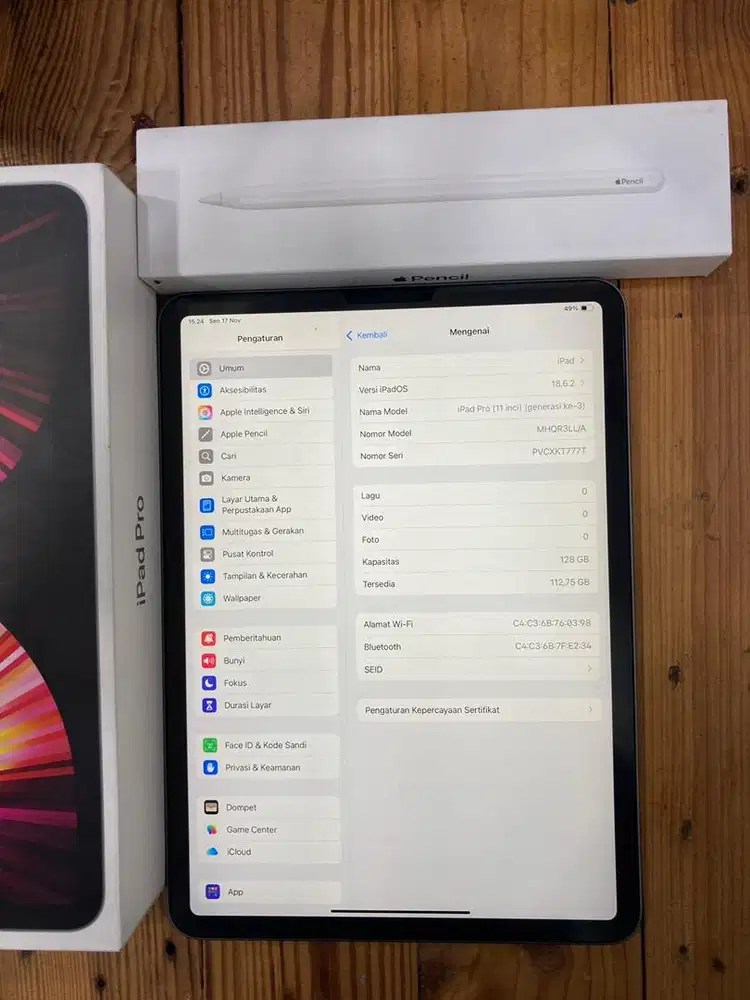 iPad Pro M1 128Gb Wifi Plus Pencil