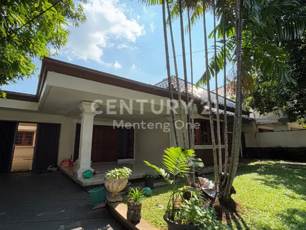 Dijual Rumah 1 Lantai di Kawasan Menteng, Jakarta Pusat – LT 676 m², LB 650 m², 4 Kamar Tidur, Harga 38 Miliar