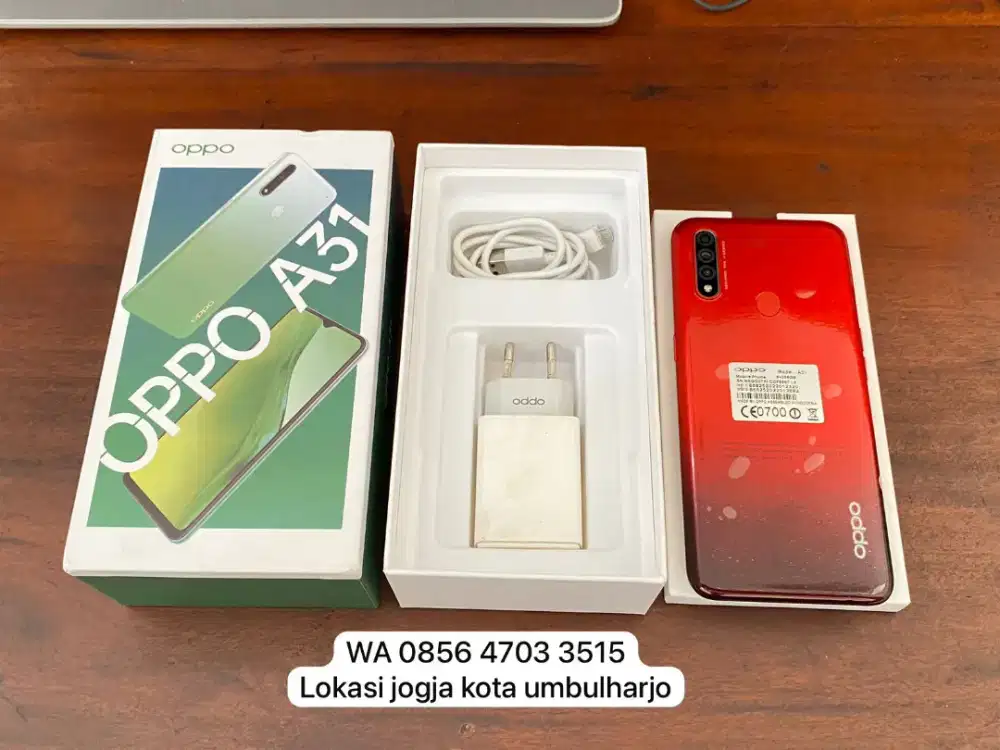 Oppo A31 8/256 likenew istimewa seperti baru