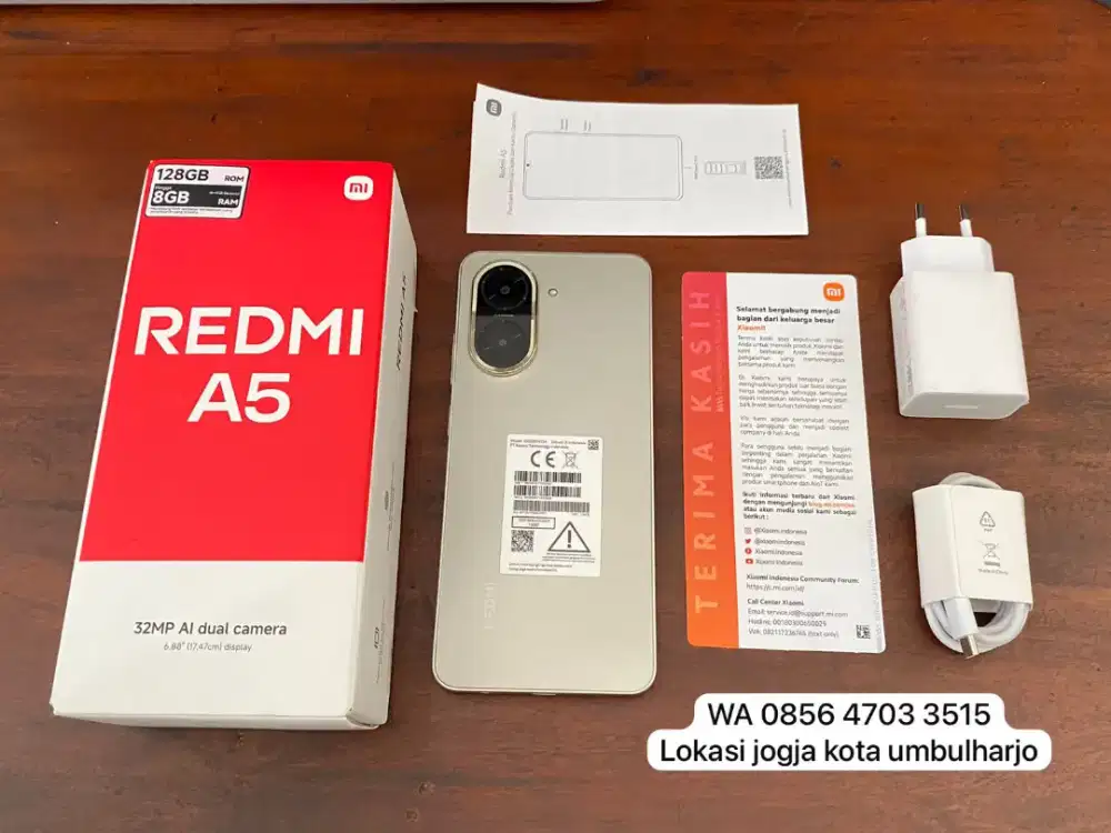 Redmi A5 4/128 likenew istimewa seperti baru