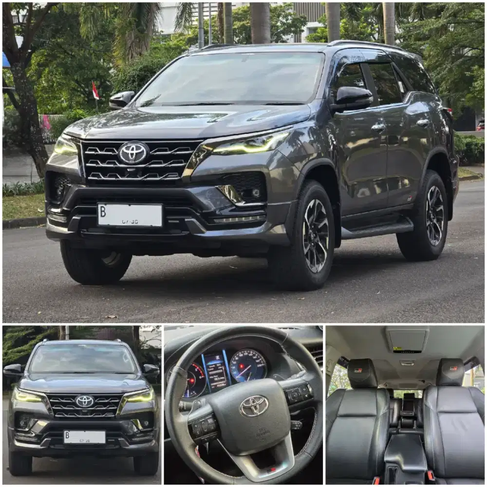 Toyota Fortuner 2.4 GR Sport AT 2022 Gray KM Rendah Free Garansi Mesin