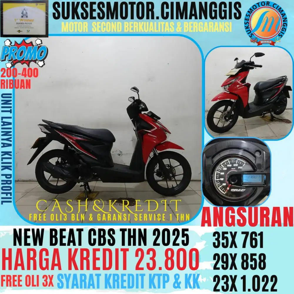 NEW BEAT CBS LED CASH/KREDIT CASHBACK UPTO 700 RIBUAN FREE OLI 3BLN