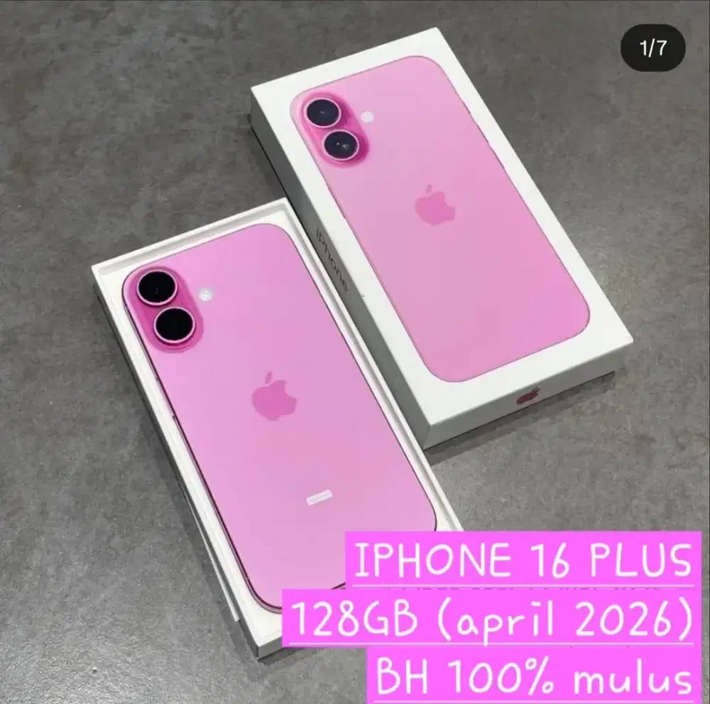 IPHONE 16 PLUS 128GB BH 100% IBOX