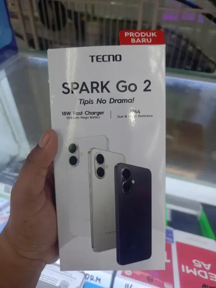 Handphone Tecno spark go 2 ram 4/64gb
