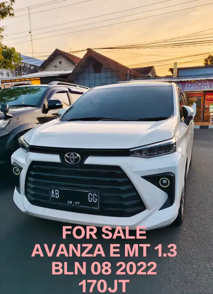 Avanza E MT 1.3 2022 Plat AB Bantul