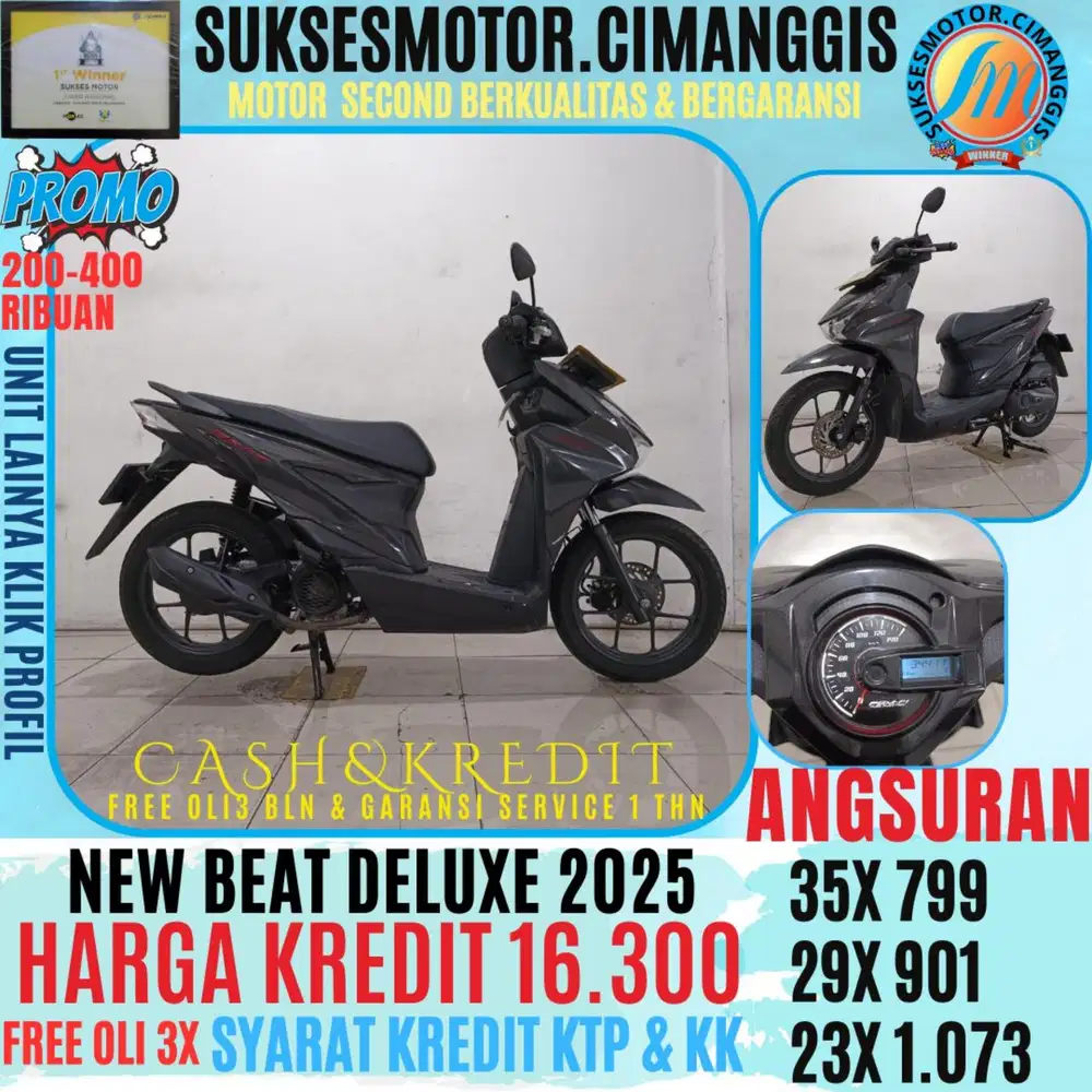 NEW BEAT DELUXE CASH/KREDIT CASHBACK UPTO 700 RIBUAN FREE OLI 3BLN