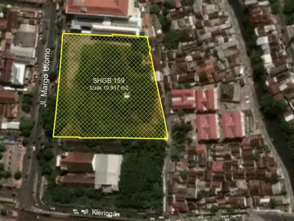 LJM 0035 Dijual Tanah Komersial Lokasi Super Strategis Kota Yogyakarta Jawa Tengah Cocok Untuk Hotel, Kantor