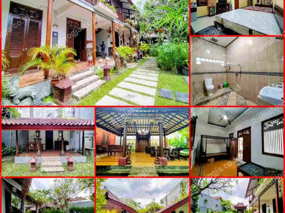 rumah etnik Bali sangat nyaman sewon bantul