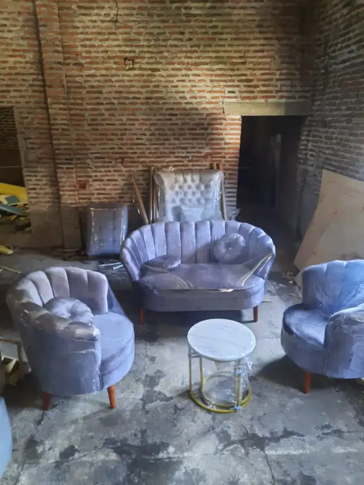 Sofa Kerang 2.1.1 + Meja besi