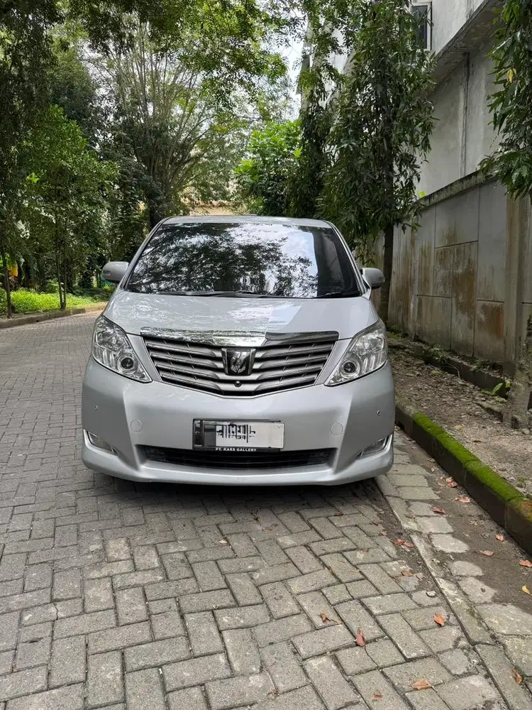 Toyota Alphard 2.4 G Tahun 2010 Silver