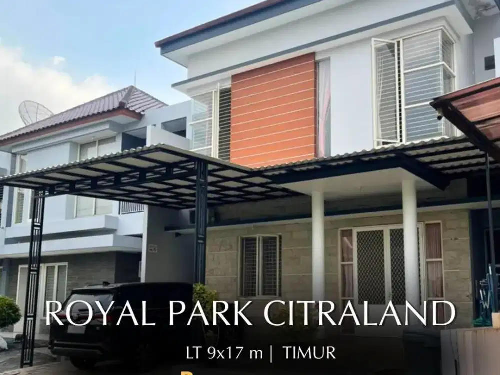 Disewakan rumah royal park citraland