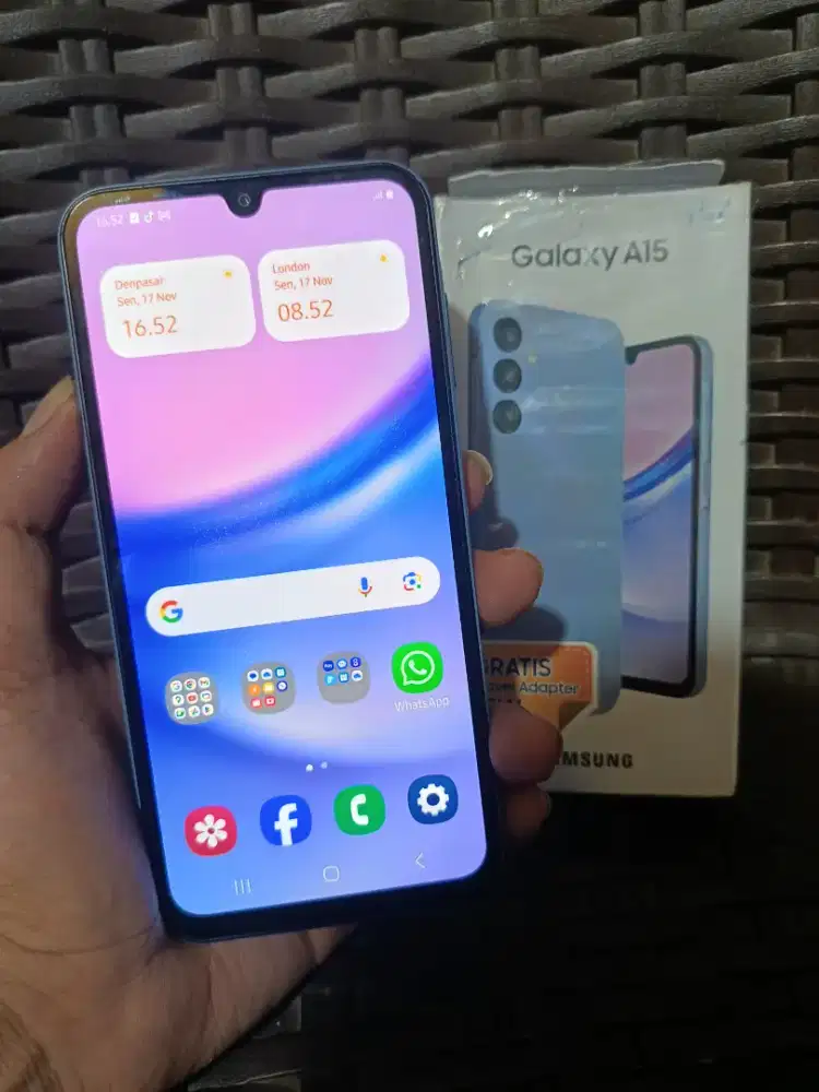 SAMSUNG GALAXY A15 256GB FULLSET MULUS ASLI