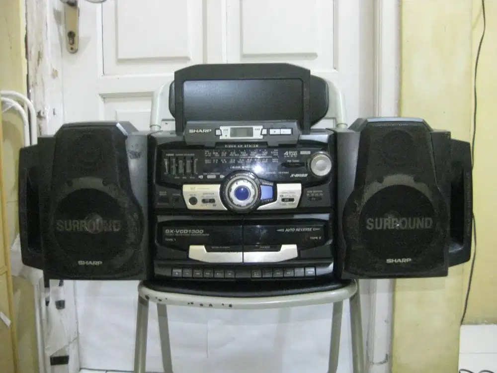 Radio Tape HiFi Sharp GX-VCD 1300L normal layak pakai Kota Bogor