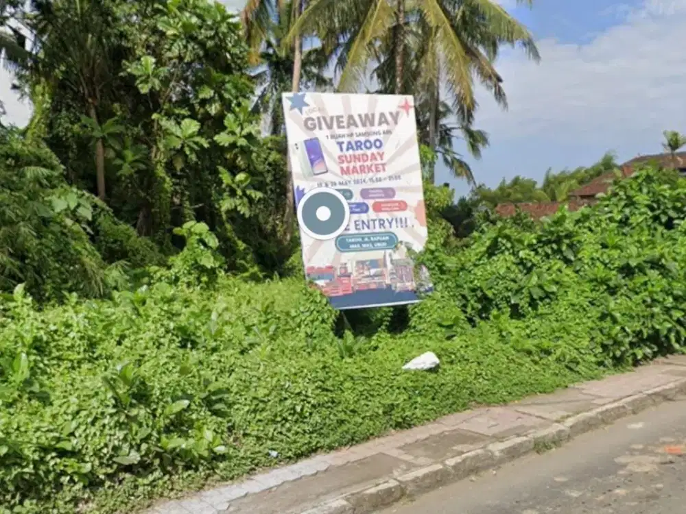 Dijual Tanah di Jalan Utama Made Lebah Pengosekan Ubud Gianyar Bali