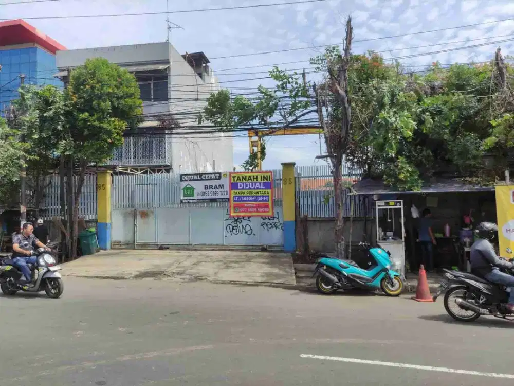Dijual Tanah Strategis di Cipondoh / Jalan raya utama Hasyim Ashari)