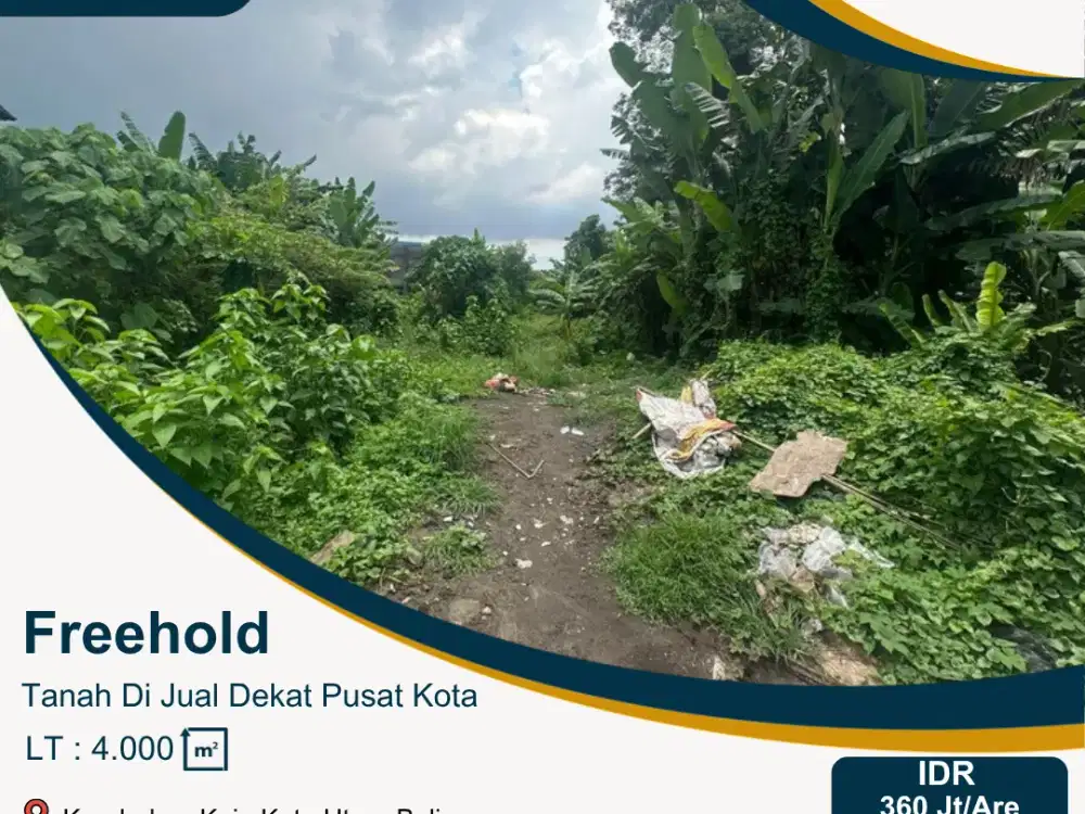 Tanah Di Jual Luas 4.000 meter Dalung