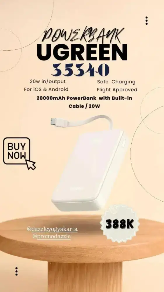 powerbank ugreen 35340