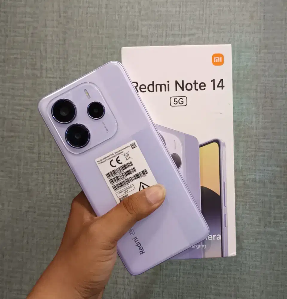 Xiaomi Redmi Note 14 5G 12/512 Mulus Lengkap Fullset Nominus Original