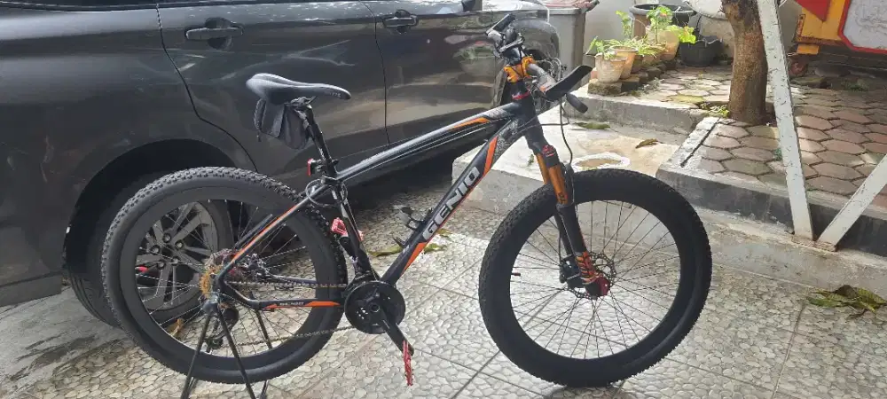 Sepeda MTB Full Upgrade – Fork Air, Rem Shimano Bearing Semua Murah