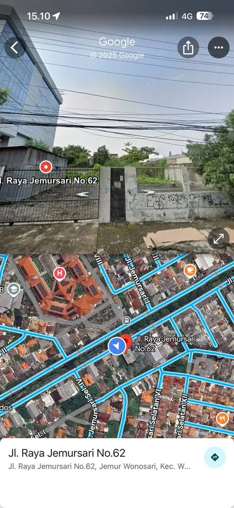 Disewakan Tanya Raya Jemursari Komersial Area Surabaya Timur & Selatan