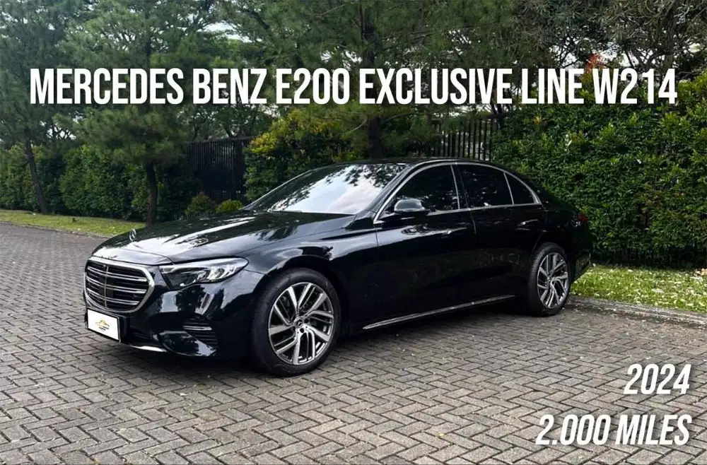 Very Low Odo Termurah (Mercedes Benz E200 Exclusive Line W214 2024)