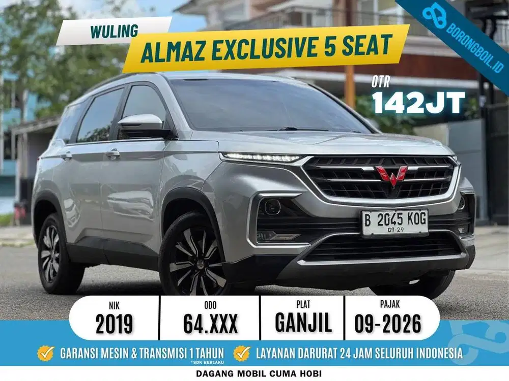 WULING ALMAZ EXCLUSIVE 5 SEATER AT 2019 TANGAN PERTAMA