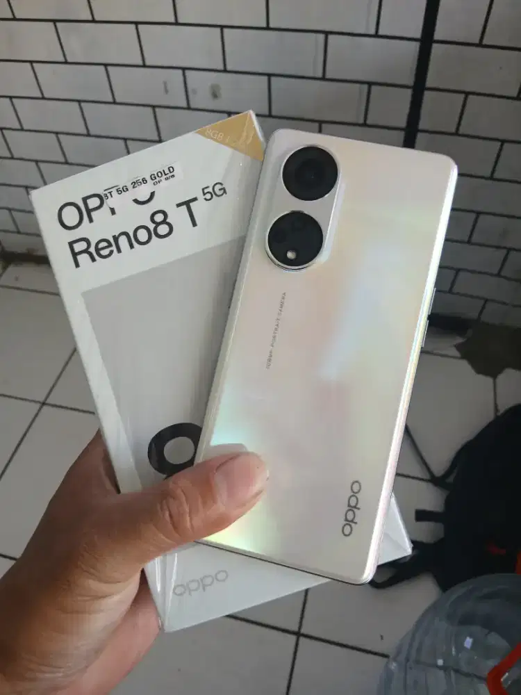 Oppo reno 8T 5G 8/256 lengkap no minus