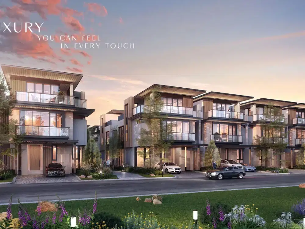 3 Lantai Mewah Lokasi Premium Cluster Finore Summarecon Gading Serpong