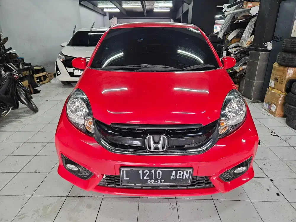 HONDA BRIO 1.2 E MATIC FACELIFT 2018 MERAH
