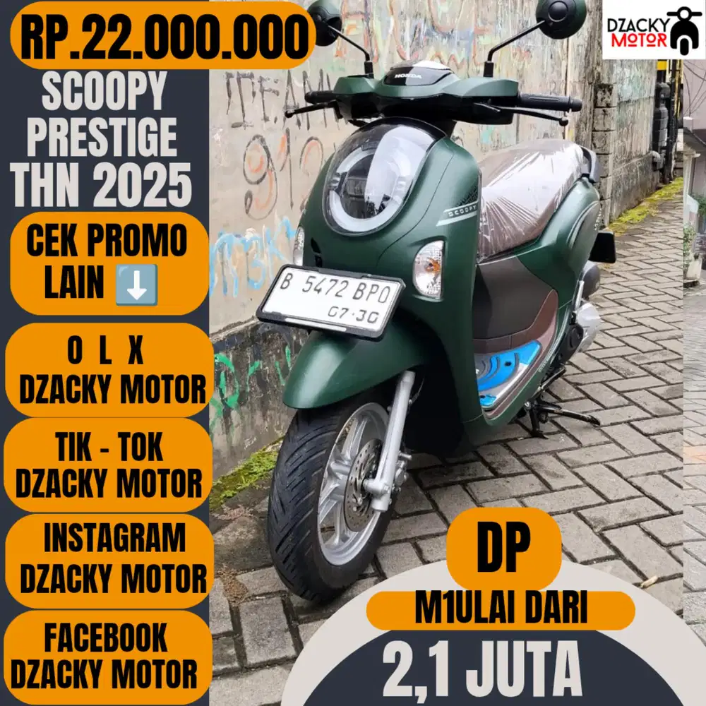 SCOOPY PRESTIGE 2025 SECOND LIKE NEW