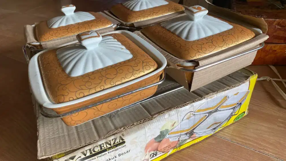 Vicenza HW - 09 penghangat makanan kuartet 9 pcs