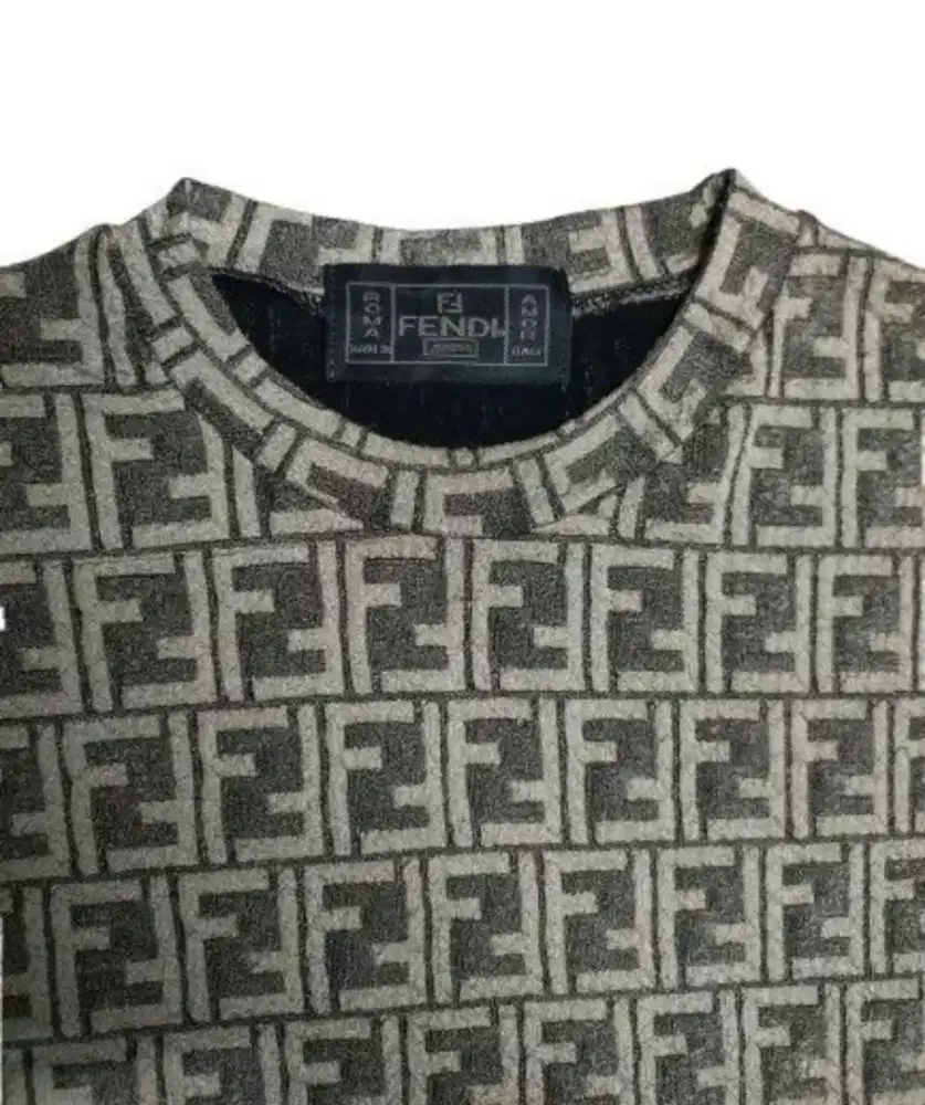 Auth fendi monogram tshirt