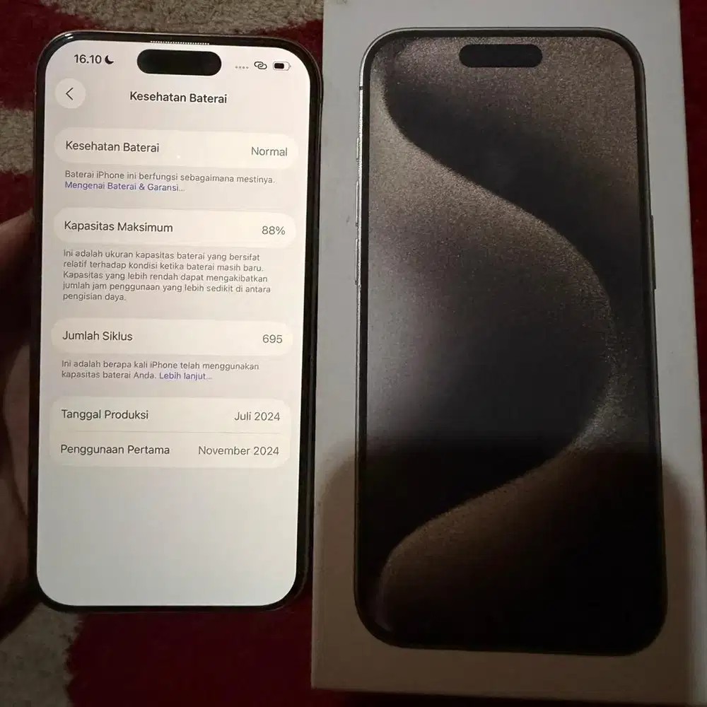 iPhone 15 Pro 128 Gb Titanium Resmi Digimap.