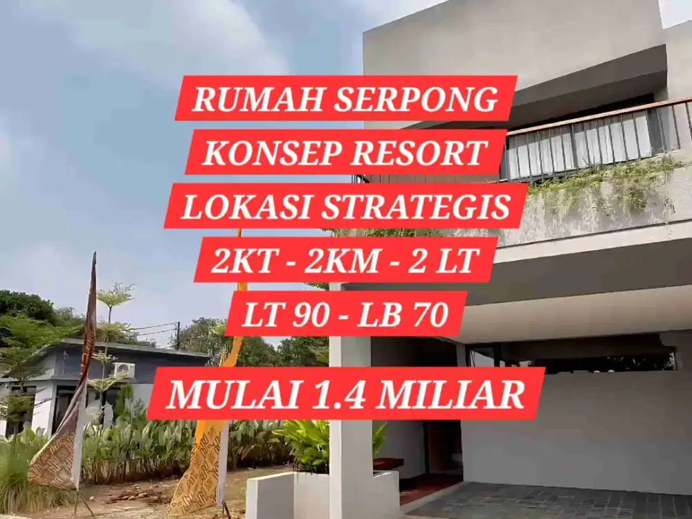 RUMAH DIJUAL DI SERPONG TANGERANG SELATAN