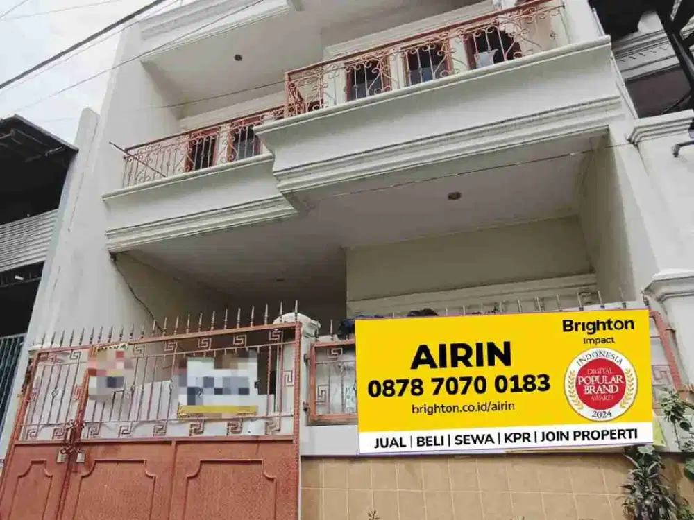 RUMAH 2 LANTAI SIAP HUNI & TERAWAT DI PADEMANGAN TIMUR