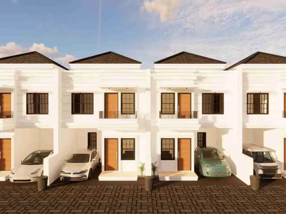 Rumah Putih 2 Lantai terbaru di jakarta timur