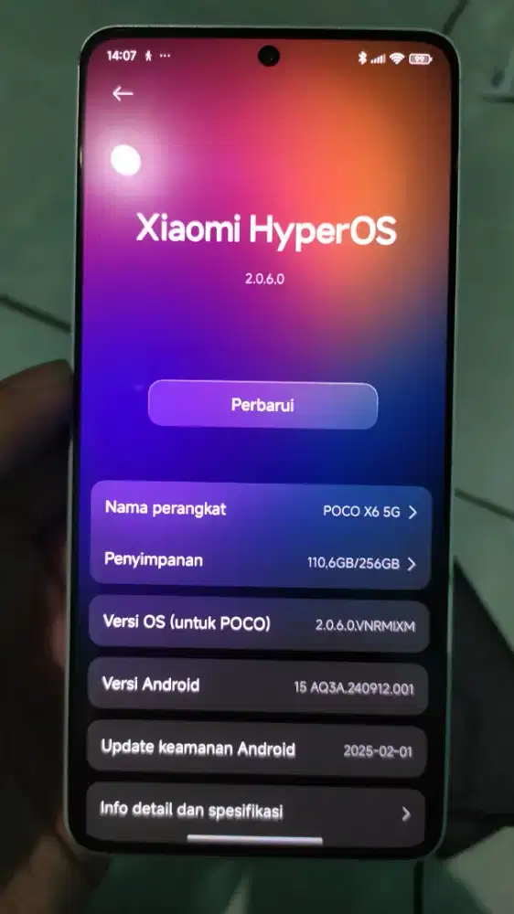 Poco x6 5g white