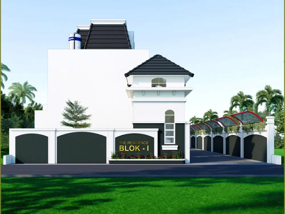 Rumah Kolam Renang Pribadi One Gate System Gamping sleman gamping