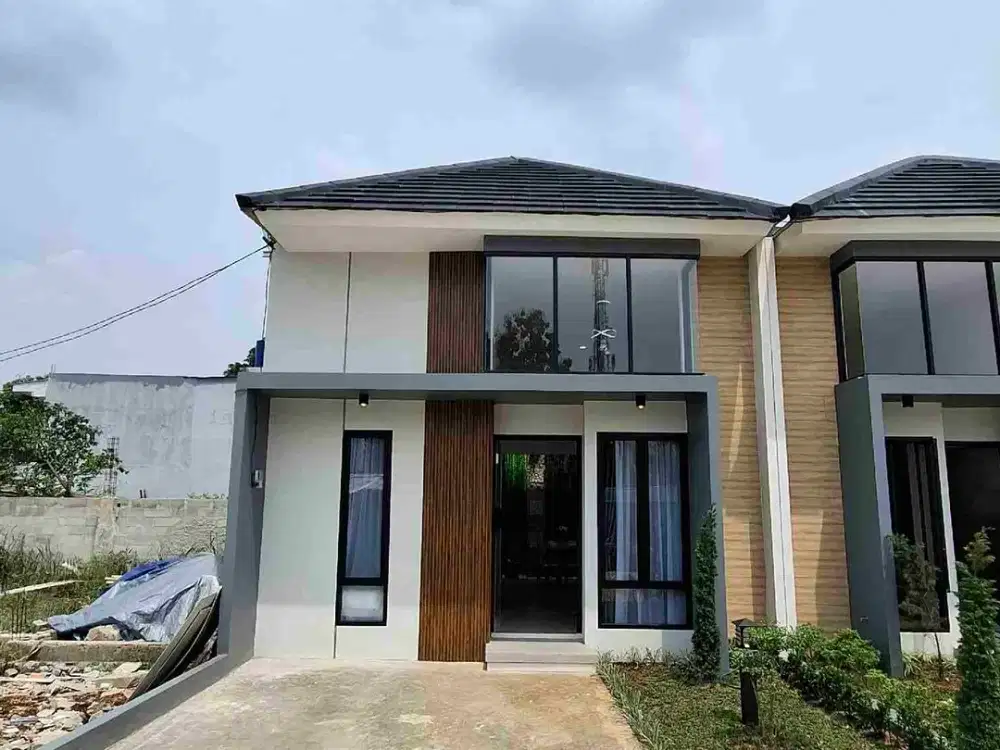 rumah modern minimalis di pakansari cibinong Fully furnished