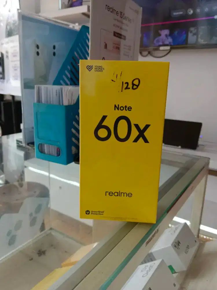 Realme Note 60x 4/128, Garansi Resmi 1 Tahun, COD AREA KLATEN