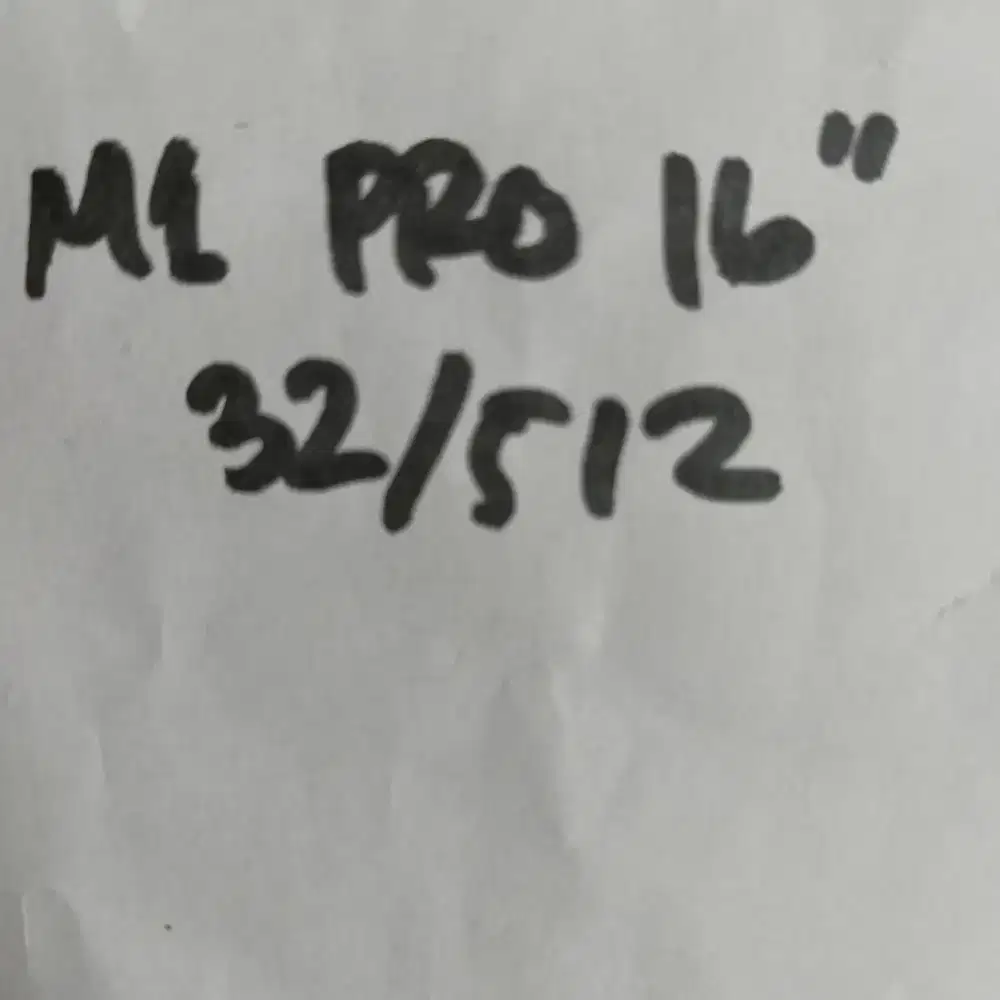 Macbook pro m1 pro layar 16 inchi ram 32gb storage 512gb ex iBox