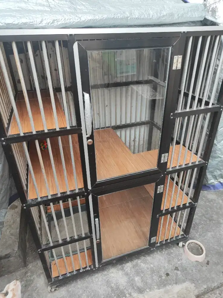 Kandang Kucing 2 Tingkat free Literbox