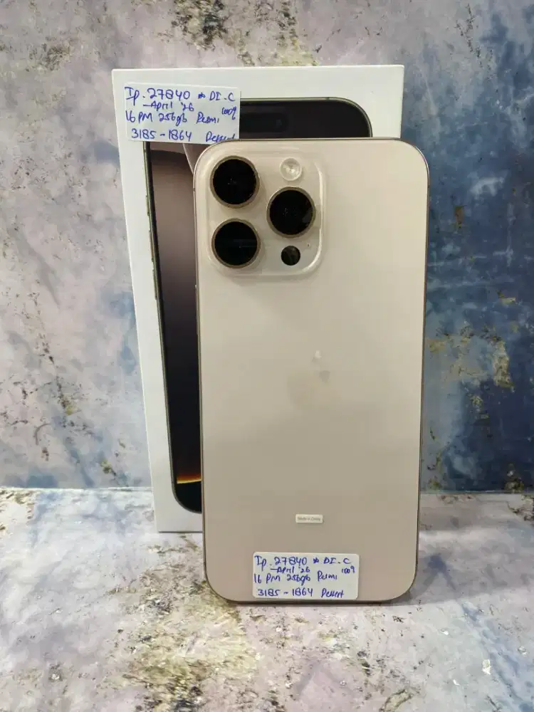 iPhone 16 Promax 256Gb Dessert Resmi IBox