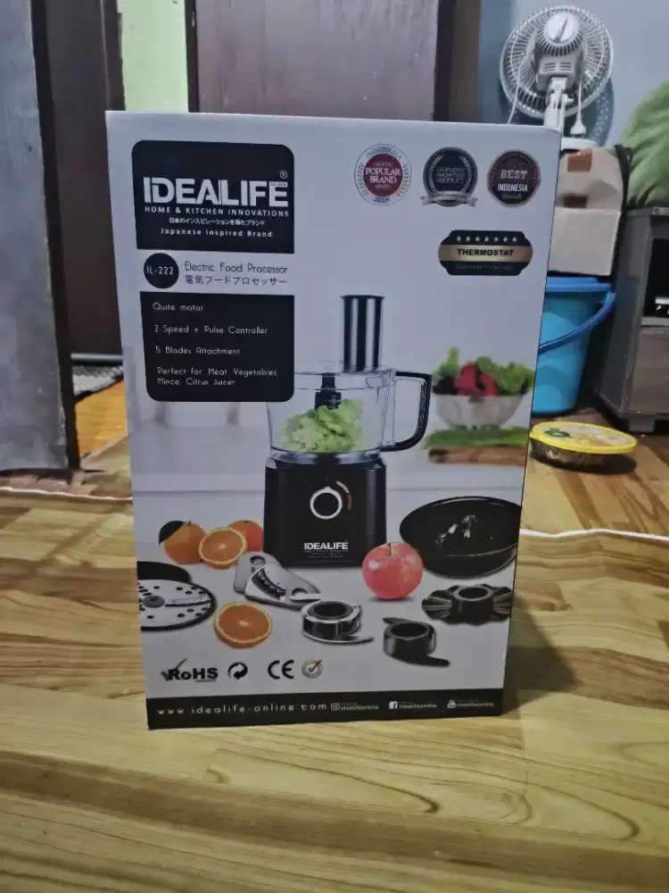 Jual Rugi, Food Processor IDEALIFE IL-222 Multifungsi BARU (SEGEL)!!