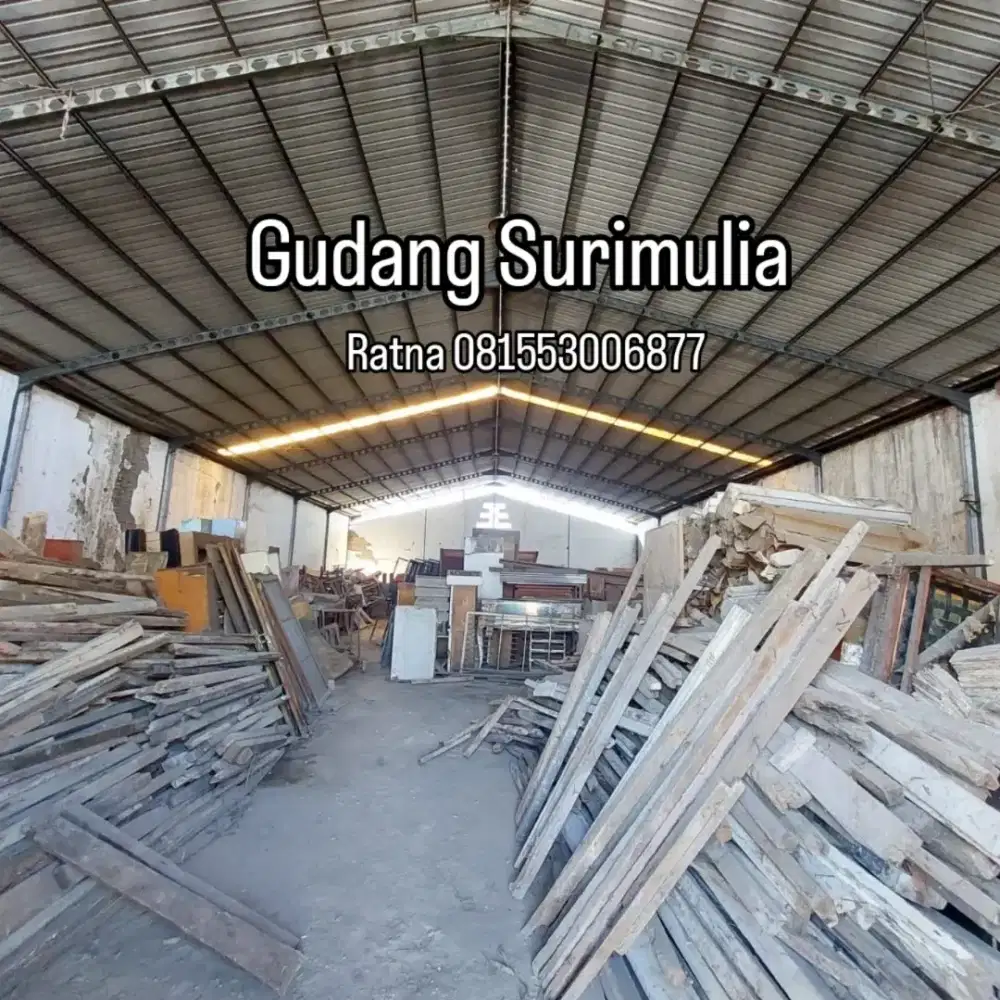 Dijual Gudang Surimulia Margomulyo Lima menit ke Pintu Tol